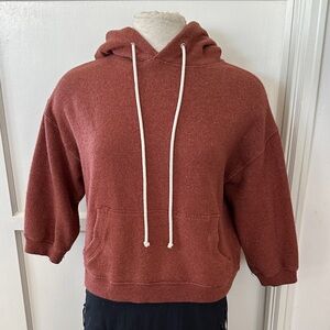Acne Women's Brick Red Hoodie